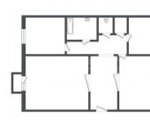 3-комн, 72кв м, этаж 3/3 ул Российская, 50