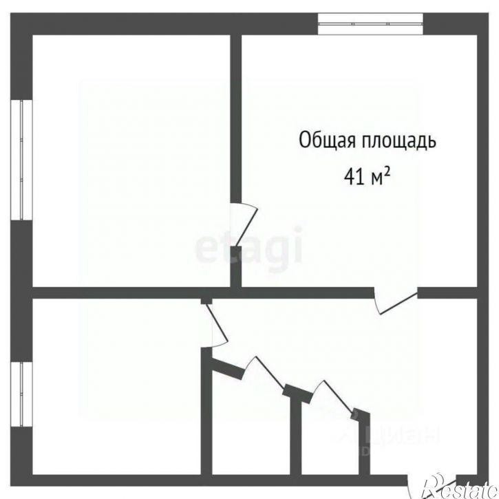 2-комн квартира ул Розы Люксембург, 21,  д. 21